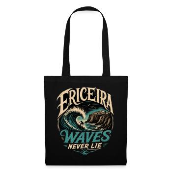 Ericeira Surfen - Stoffbeutel - Schwarz - Vorne