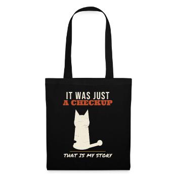 Cat: It was just a check-up – lust - Tote Bag - black - Front