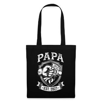 Daddy's 2027 Father-to-be Vintage - Tote Bag - black - Front
