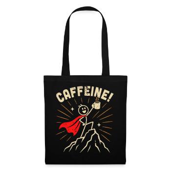 Caffeine Hero - Tote Bag - black - Front