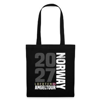 Norwegen Lofoten Angeltour 2027 - Stoffbeutel - Schwarz - Vorne