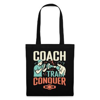 Coach Train Conquer Gloves Boxing Gloves - Stoffbeutel - Schwarz - Vorne