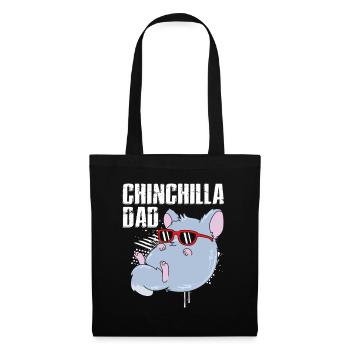 Chinchilla - Stoffbeutel - Schwarz - Vorne