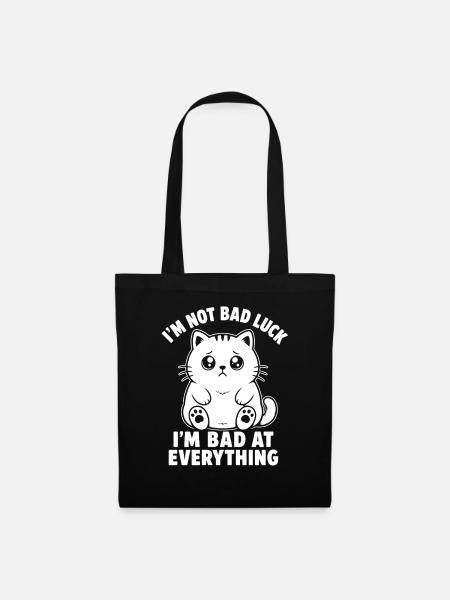 I'm Bad At Everything - Stoffbeutel - Schwarz