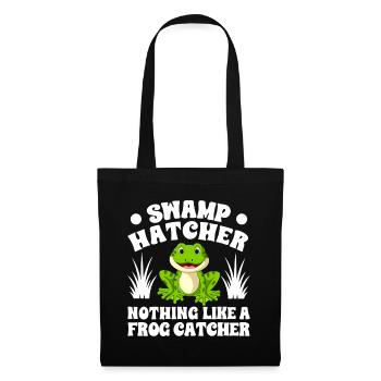 Frog Catcher Swamp Hatcher Frog - Stoffbeutel - Schwarz - Vorne