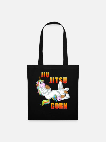 Jiu-Jitsu-Einhorn - Stoffbeutel - Schwarz