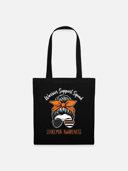 Warrior Support Squad – Leukämie-Aufklärung - Stoffbeutel - Schwarz