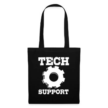 Tech Support - Stoffbeutel - Schwarz - Vorne