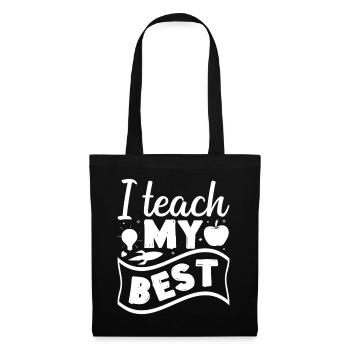 Preschool Teacher Teach My Best Daycare Teacher - Stoffbeutel - Schwarz - Vorne