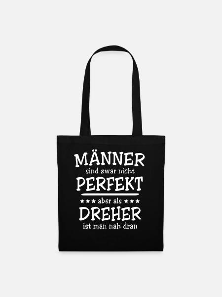 Dreher Männer - Stoffbeutel - Schwarz