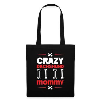 DACHSHUND - Stoffbeutel - Schwarz - Vorne