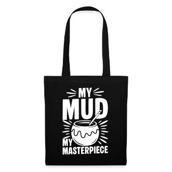 Pottery Artists Mud My Masterpiece Pottery - Stoffbeutel - Schwarz - Vorne