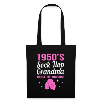 Sock Hop - Stoffbeutel - Schwarz - Vorne