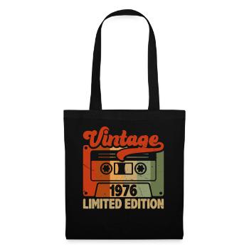 Jubiläums-Limited Edition Vintage-Kassette 1976 - Stoffbeutel - Schwarz - Vorne