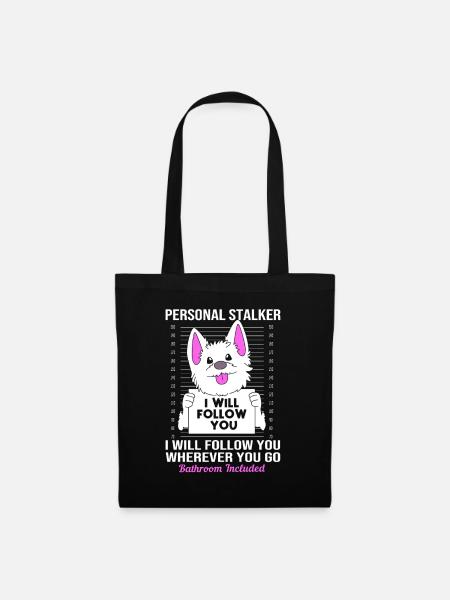 West Highland Terrier - Stoffbeutel - Schwarz
