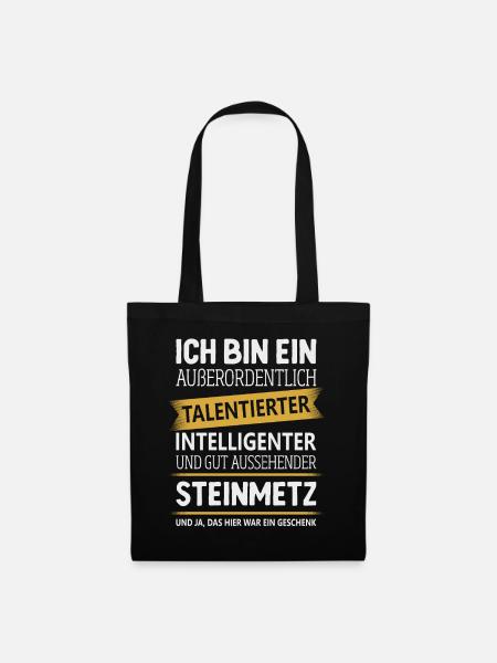 Steinmetz Handwerk Steinmetzmeister Handwerker - Stoffbeutel - Schwarz