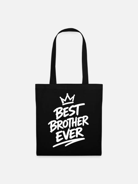 Best Brother Ever - Stoffbeutel - Schwarz