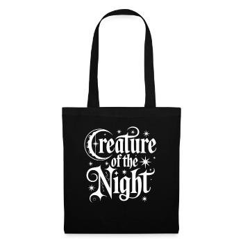  Creature Of The Night Mystische Nachtwesen Sterne - Stoffbeutel - Schwarz - Vorne