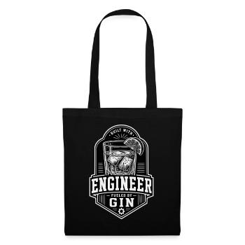 Ingenieur Gin - Stoffbeutel - Schwarz - Vorne