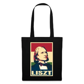Franz Liszt Ungarischer Komponist Pianist Musik - Stoffbeutel - Schwarz - Vorne