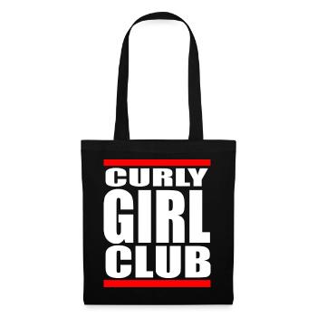 Curly Hair Club Proud Natural Locken - Stoffbeutel - Schwarz - Vorne