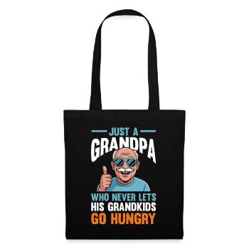 Grandfather Papaw Pop Gramps Granddad Grandpa - Stoffbeutel - Schwarz - Vorne