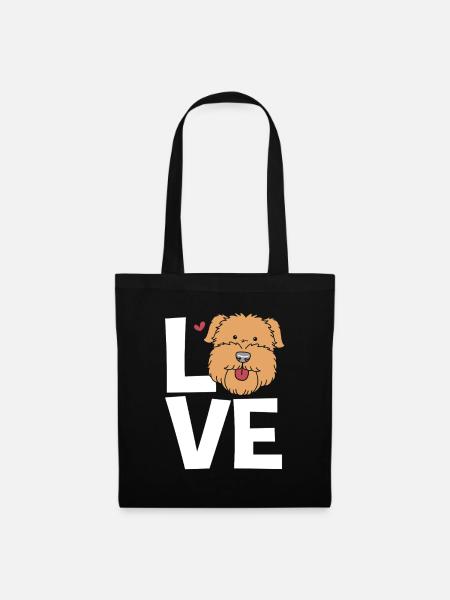 Wheaten Terrier - Stoffbeutel - Schwarz