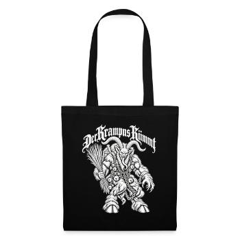 Krampus - Stoffbeutel - Schwarz - Vorne