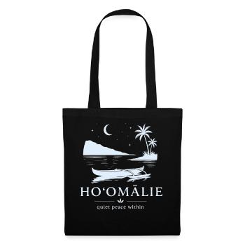 Ho'omālie Ruhe im Inneren - Stoffbeutel - Schwarz - Vorne
