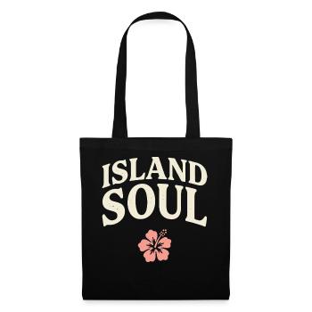 Island Soul - Stoffbeutel - Schwarz - Vorne