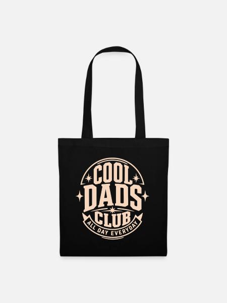 Cool Dads Club - Stoffbeutel - Schwarz