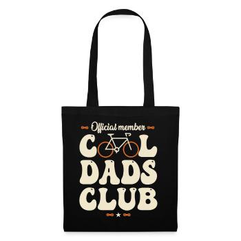 Dads Cyclists Club Vintage - Stoffbeutel - Schwarz - Vorne