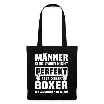 Boxer - Stoffbeutel - Schwarz - Vorne
