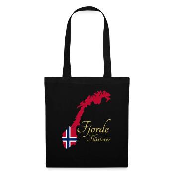Fjorde Flüsterer - Stoffbeutel - Schwarz - Vorne