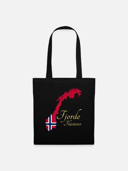 Fjorde Flüsterer - Stoffbeutel - Schwarz