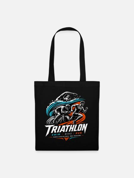 Triathlon - Stoffbeutel - Schwarz
