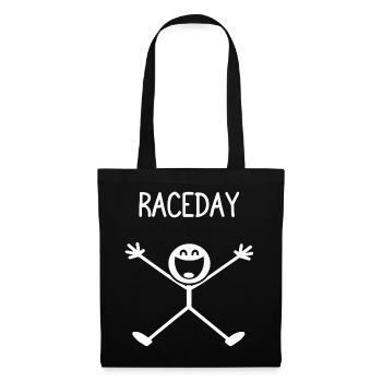 Raceday Car lover car guy mechanic - Stoffbeutel - Schwarz - Vorne