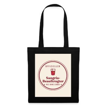 Sangria Liebe - Stoffbeutel - Schwarz - Vorne