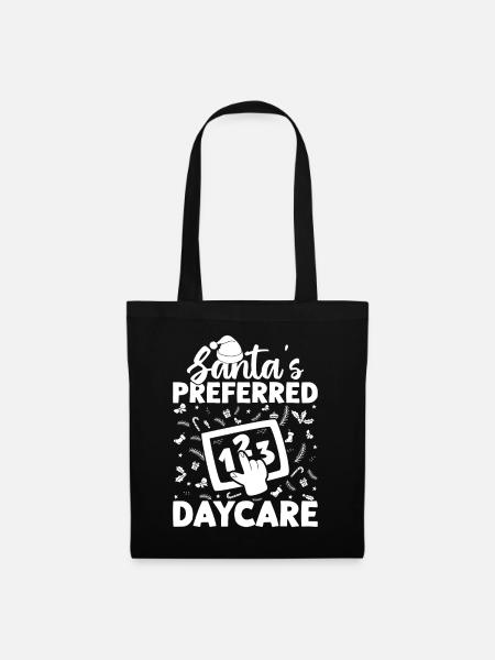 Childcare Provider Santa´s Preferred Daycare - Stoffbeutel - Schwarz