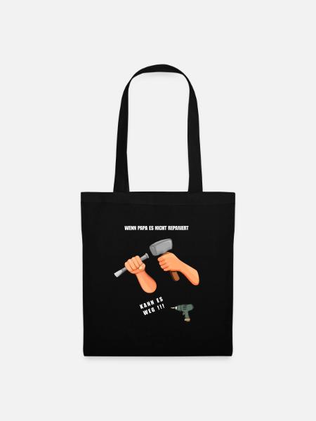 Hammerkraft DIY-Werkzeuge - Stoffbeutel - Schwarz