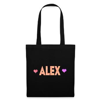 Alex - Stoffbeutel - Schwarz - Vorne