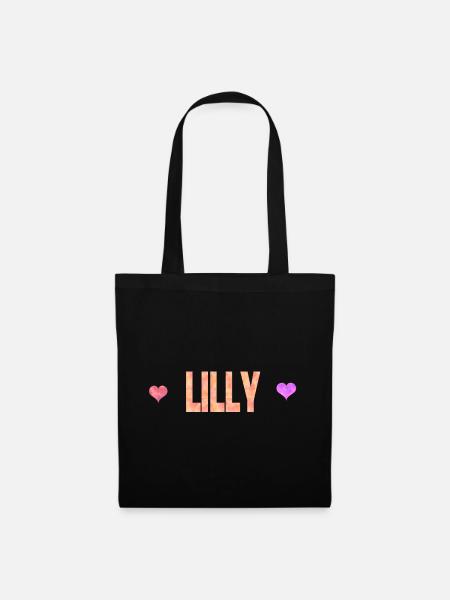 Lilly - Stoffbeutel - Schwarz