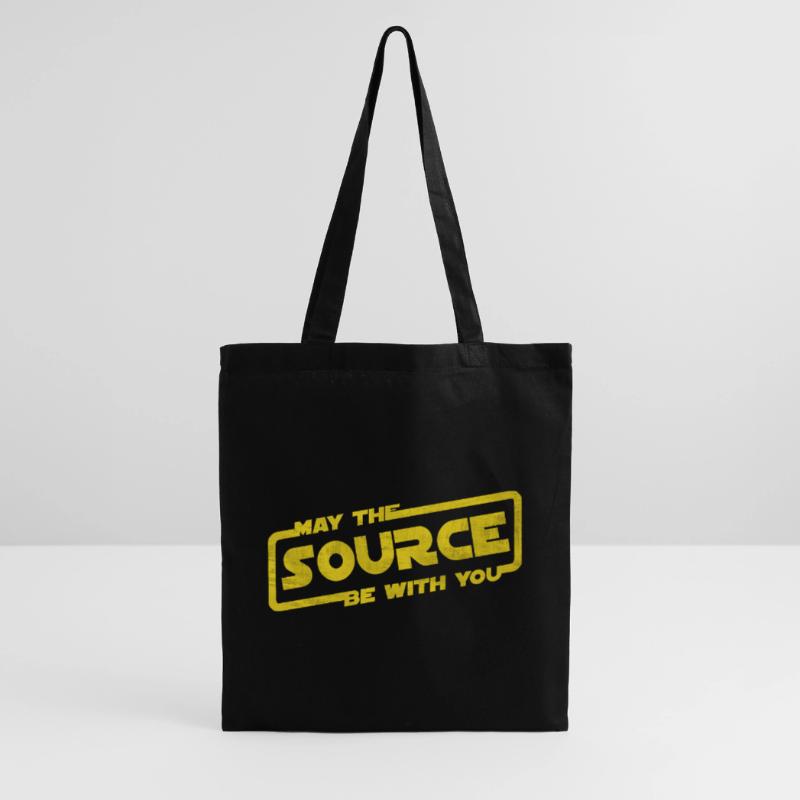 Que la source soit avec vous | Programmeur codeur Sac en tissu