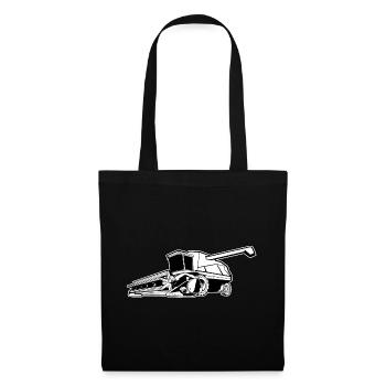Combine thresher contractor farmer - Tote Bag - black - Front