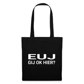 EUJ Sie ok hier - Stoffbeutel - Schwarz - Vorne