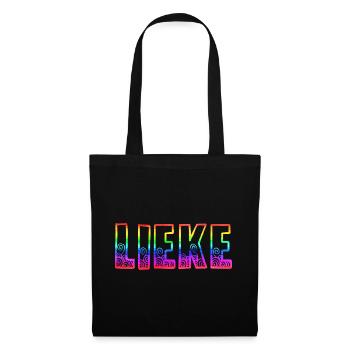 lieke rs arc-en-ciel - Sac en tissu - noir - Devant