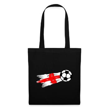Football anglais - Sac en tissu - noir - Devant