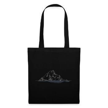 Skellig Michael | Irland Insel Lineart - Stoffbeutel - Schwarz - Vorne