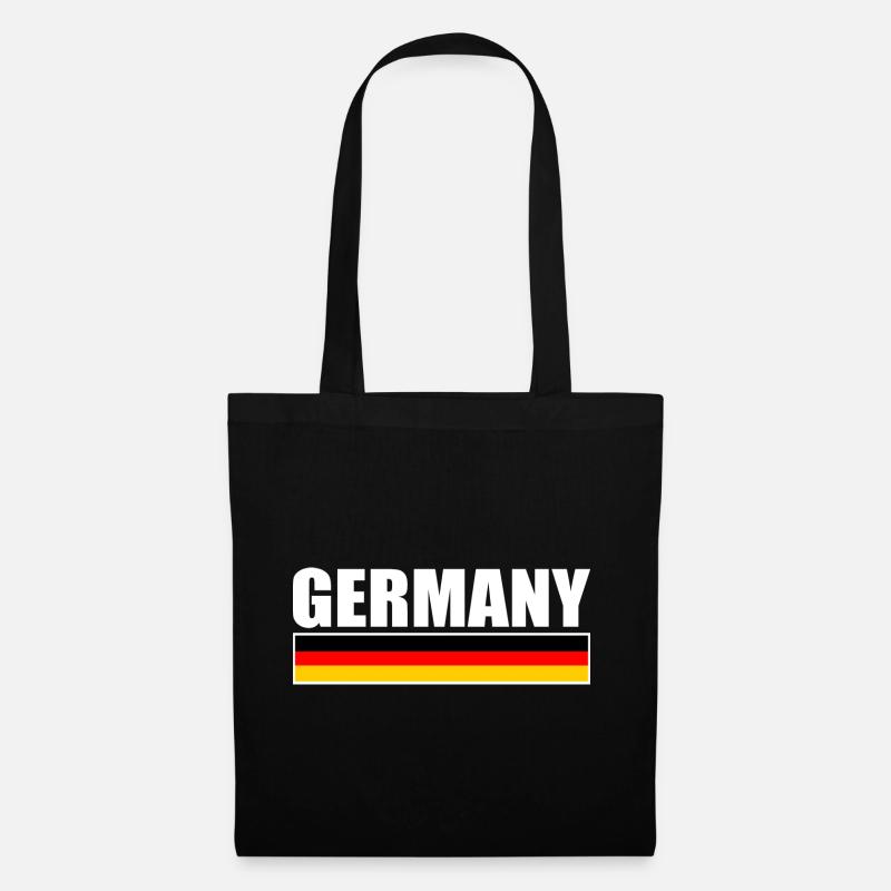 Deutschland - Stoffbeutel - Schwarz