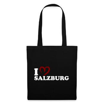 J’adore Salzbourg - Sac en tissu - noir - Devant